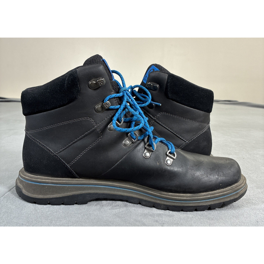 Merrell Boots Men SZ 12 BLK Bounder Mid Hiking Gorpcore Outdoor Leather Athletic - Picture 8 of 16